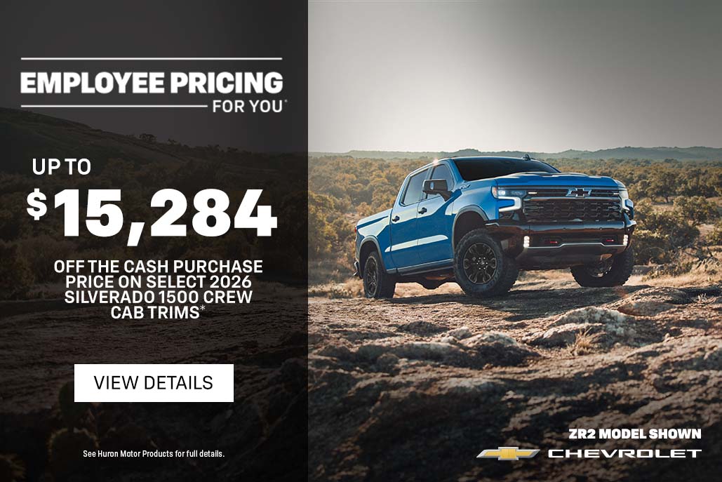 Employee Pricing For You | Huron Motor Products