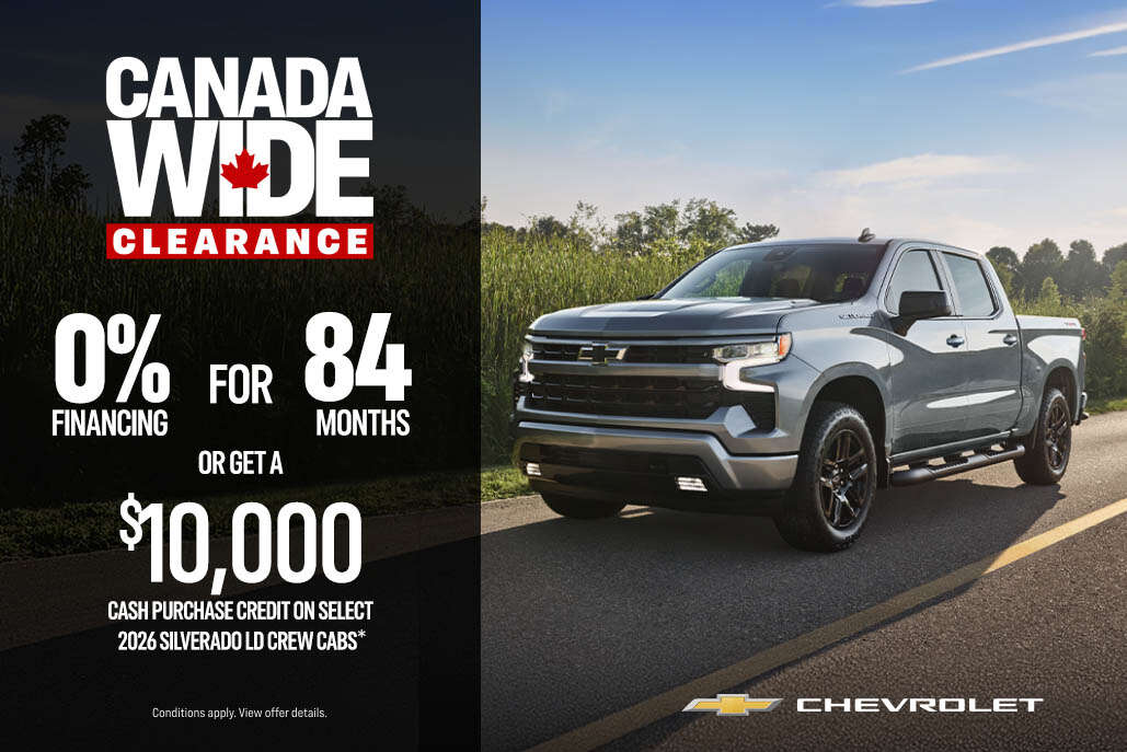 Silverado 1500 Canada Wide Clearance | 0% for 84 Months | HMP Exeter