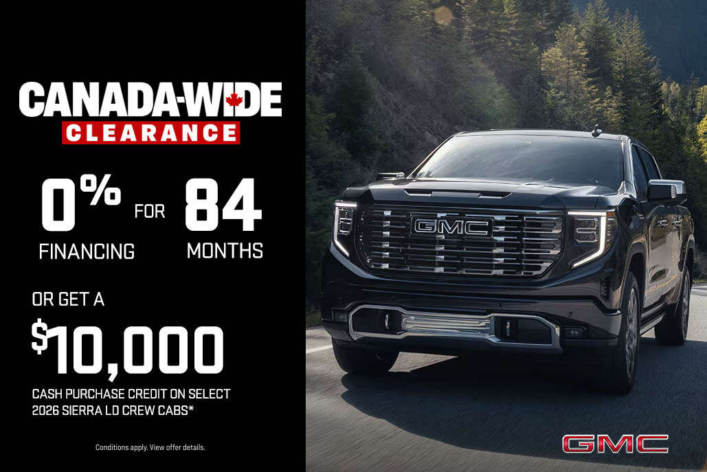 Sierra 1500 Canada Wide Clearance | 2026 Sierra 1500s | HMP Exeter
