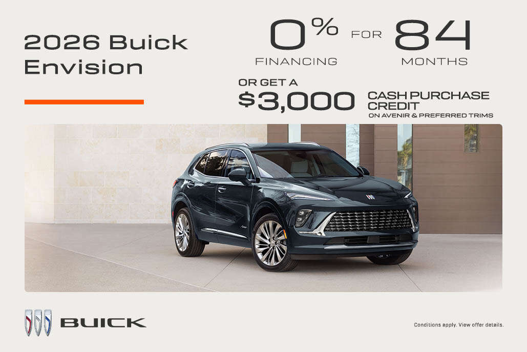 2026 Buick Envision 0 for 84 or 3k